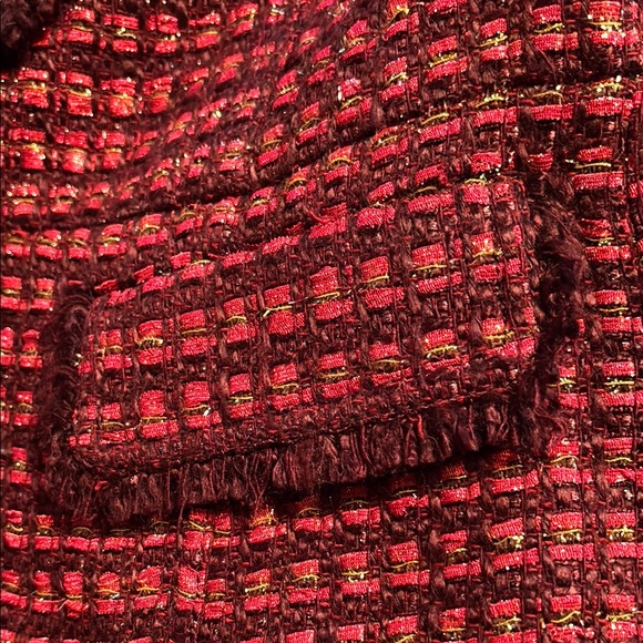 Tory Burch NWOT Red Blazer with Notched Lapels - Picture 9 of 11